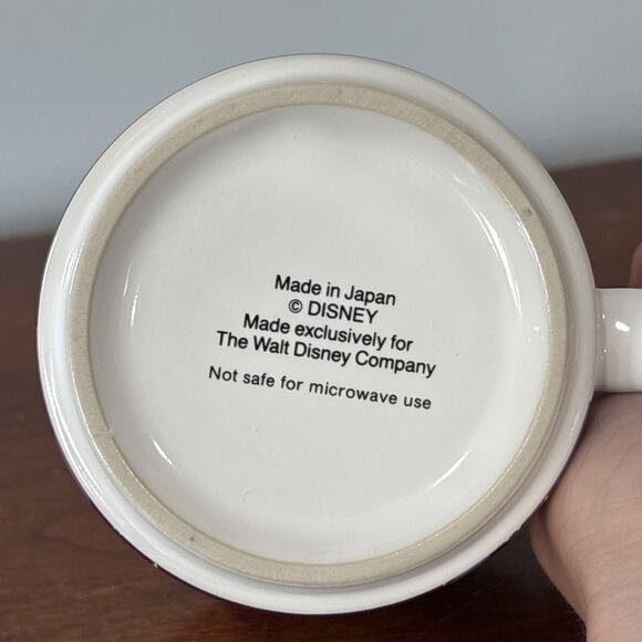 Vintage 90's Disney Aladdin 10 oz Coffee Mug Cup Genie Jasmine Jafar Abu Rajah - Picture 8 of 9